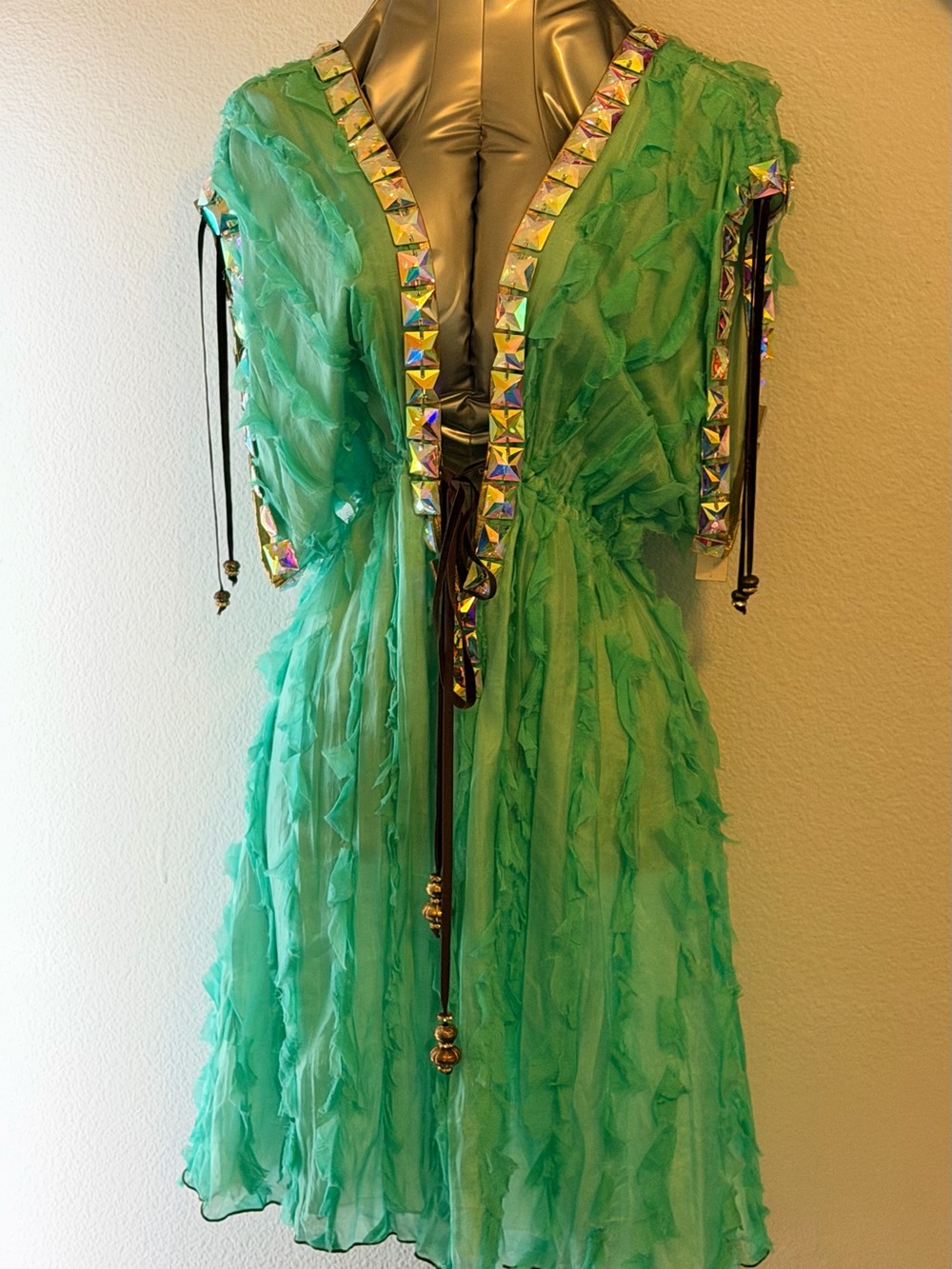 ✨ KASIA KULENTY - Rare Embellished Aura Duster/Gown ✨ - Picture 5 of 11